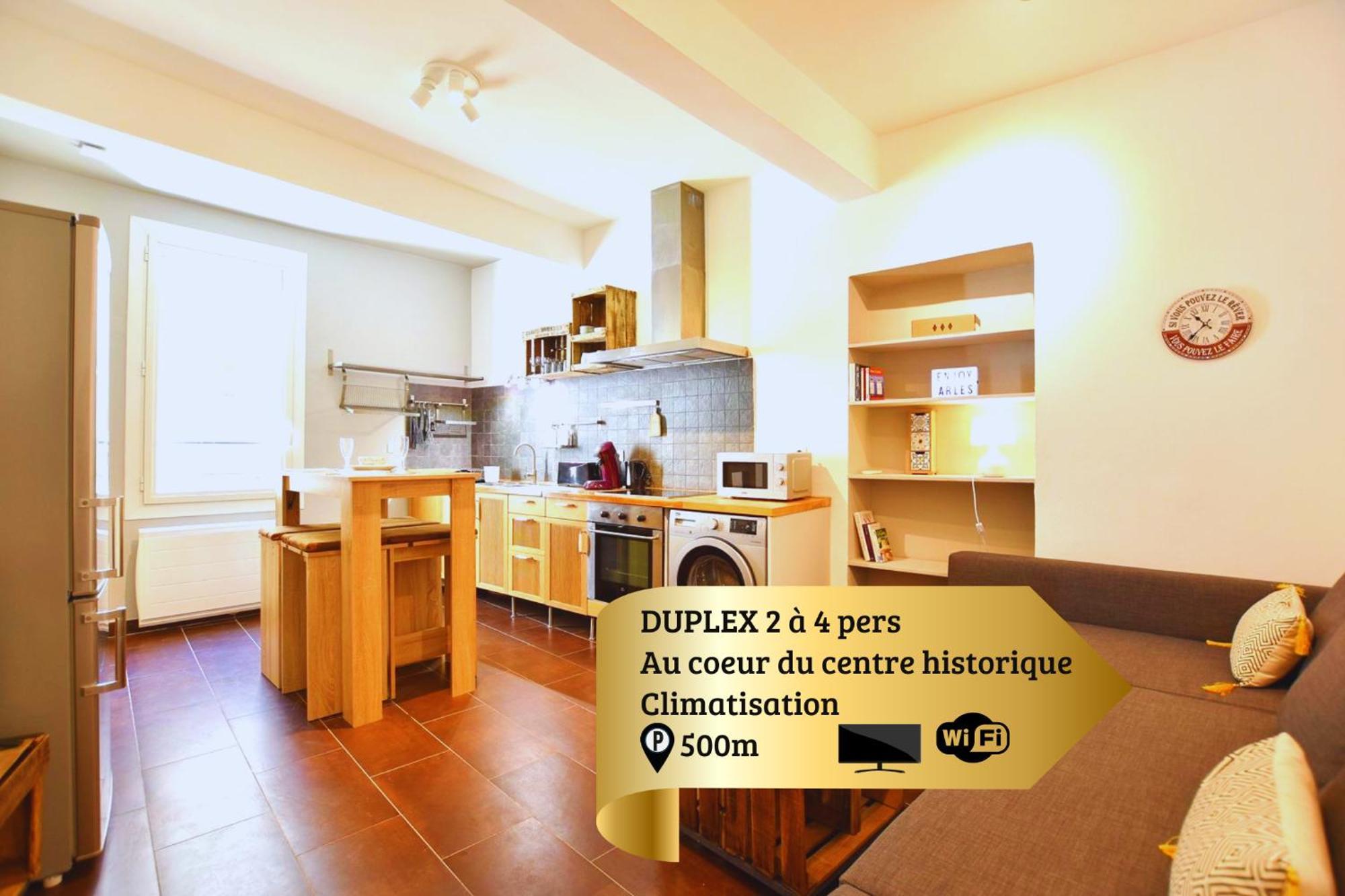 Apartamento Succes - Tres Beau Duplex- Coeur D'Arles- Climatisation Exterior foto